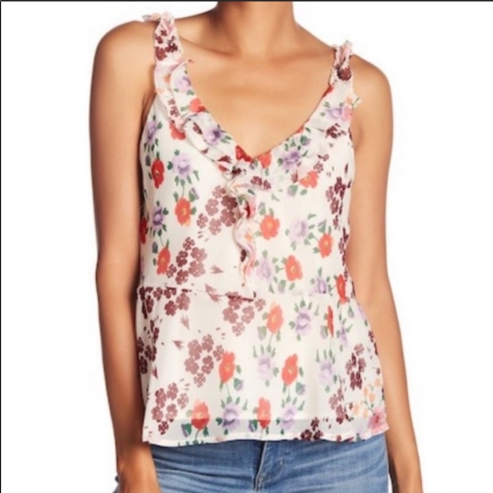 LUCKY BRAND floral tank 🍀